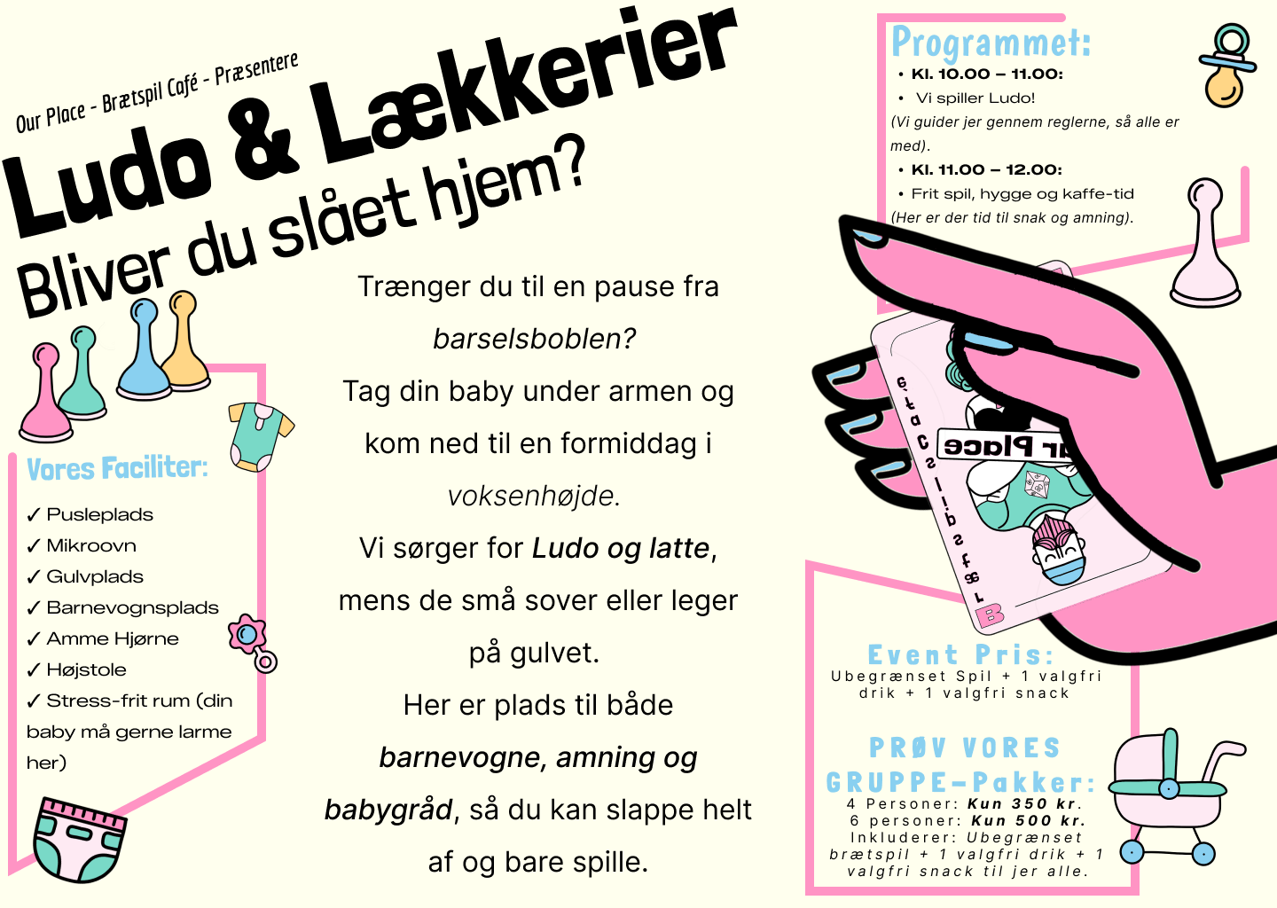 Brætspil på bordet